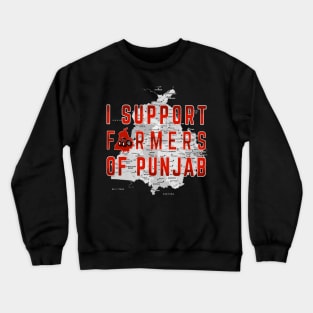 I Support Farmers Of Punjab Crewneck Sweatshirt